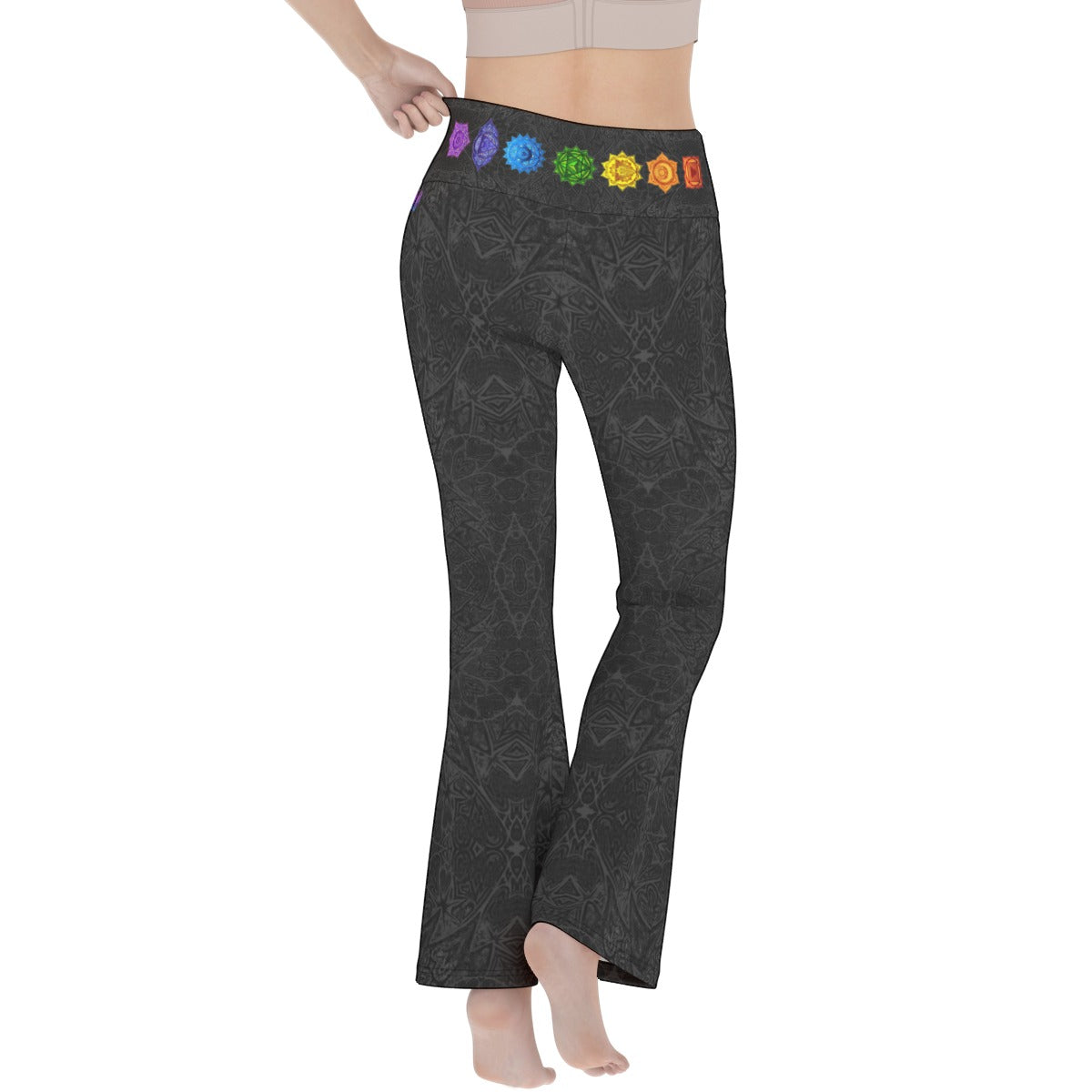 Chakra Belt Flare Yoga Pants