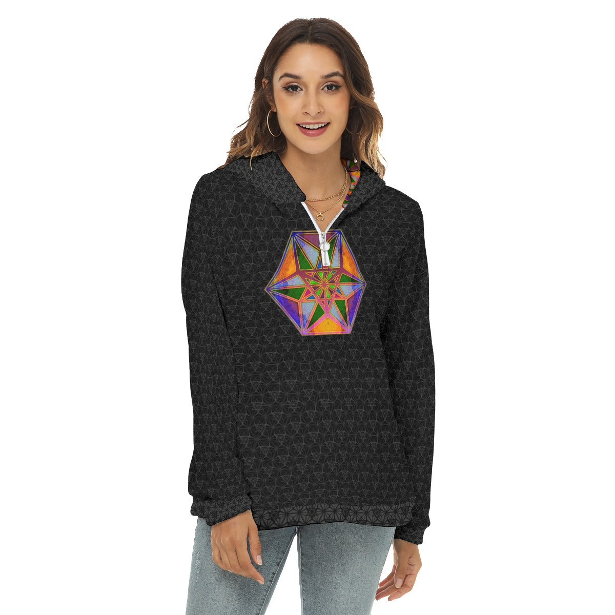 Vector Equilibrium Plush Fleece Hoodie
