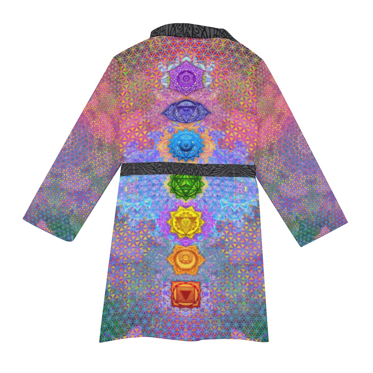 All-Over Print Men's Thicken Robe