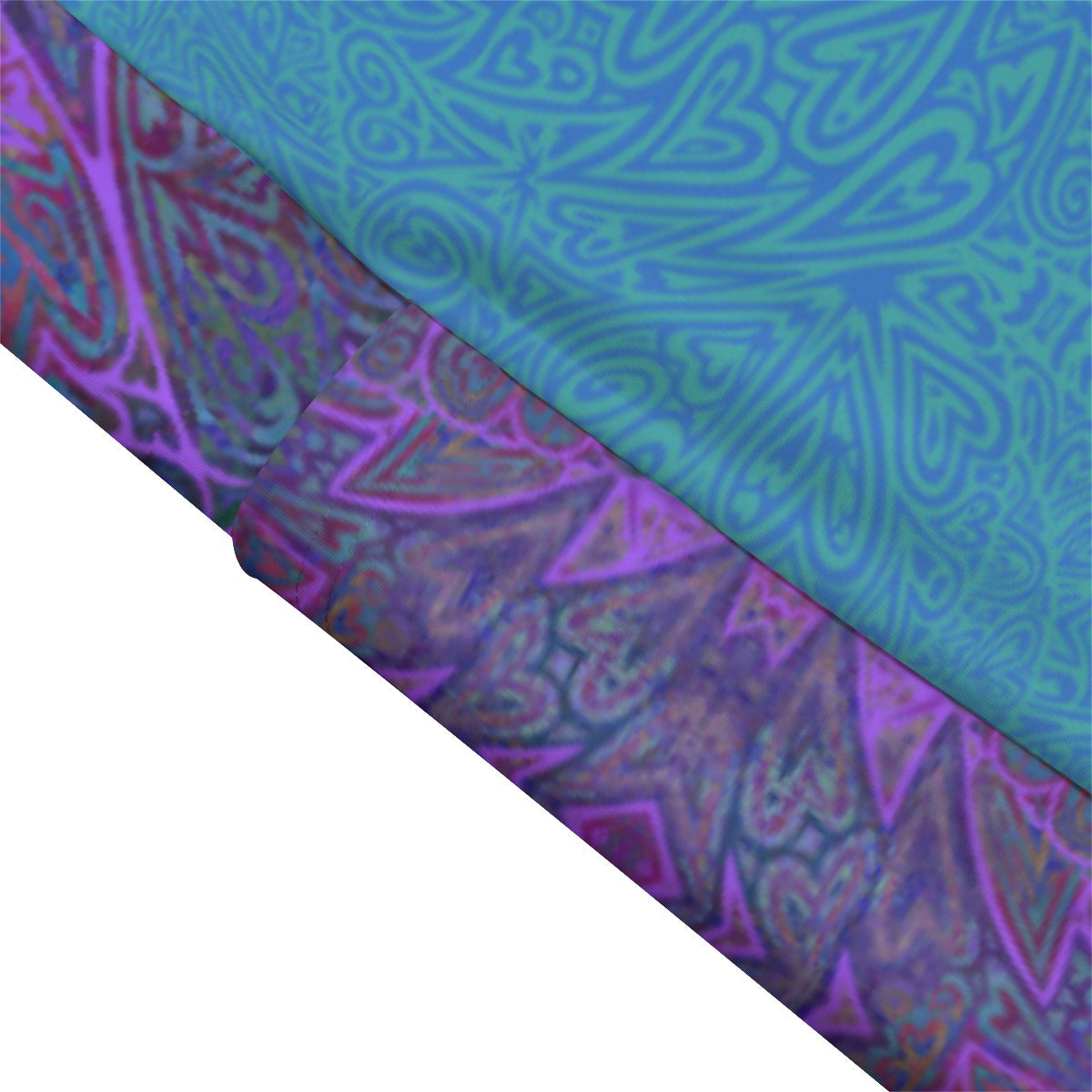Blue Hearts High Waist Leggings With Side Pockets