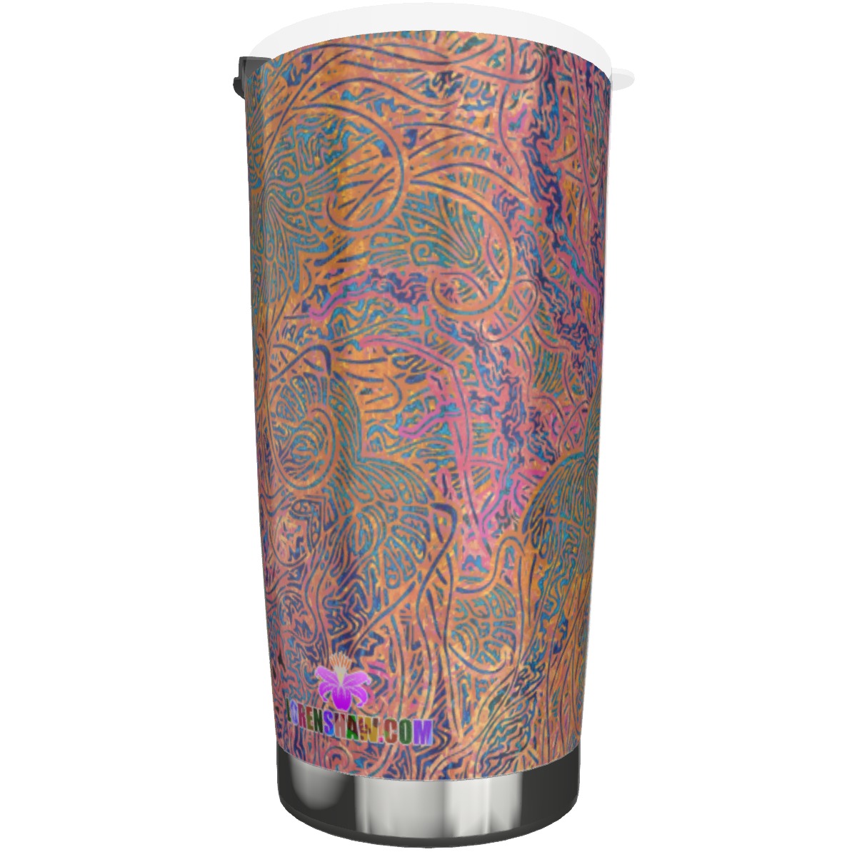 Psychedelic Jellyfish Stainless Steel Tumbler 20oz