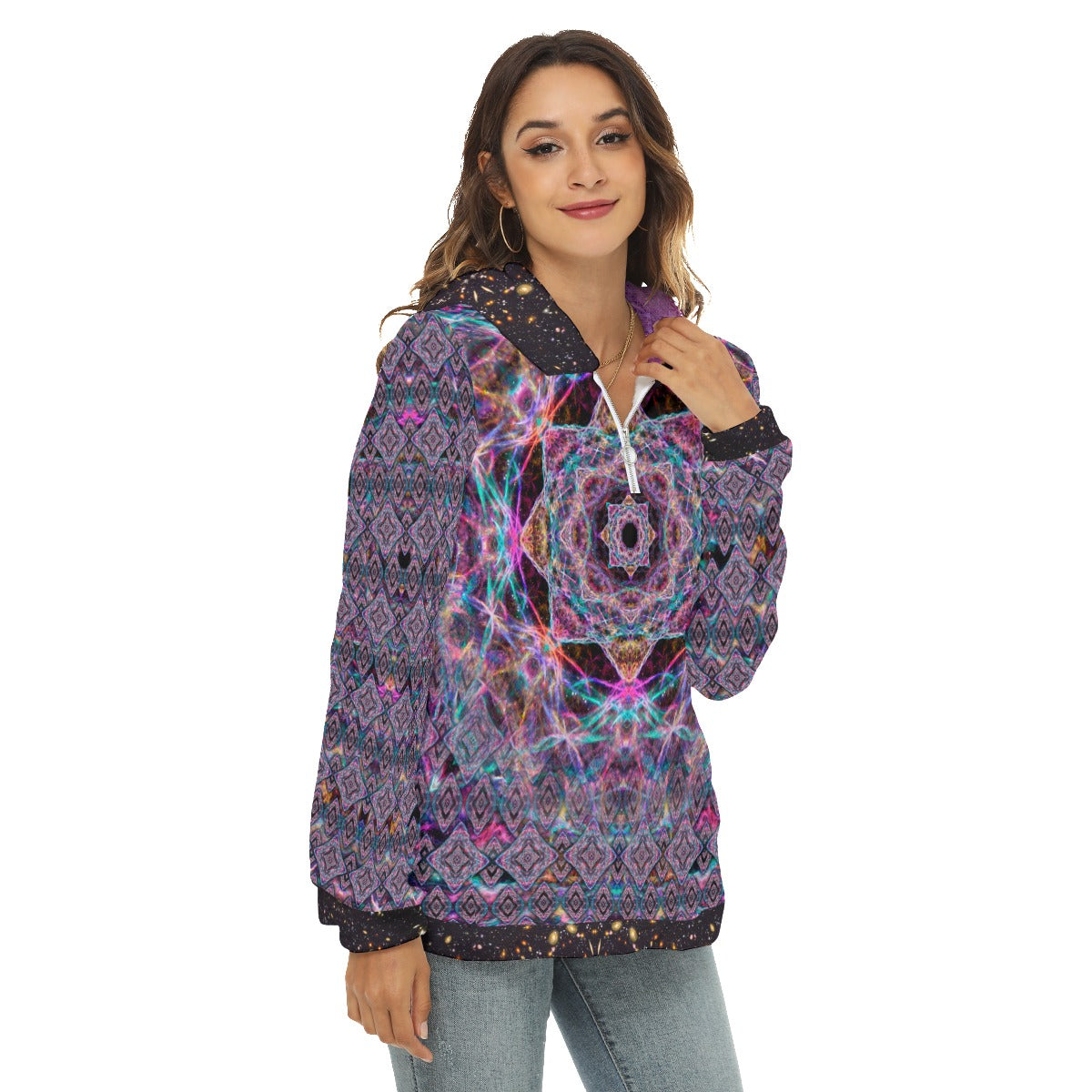 Beyond The Veil Plush Fleece Hoodie