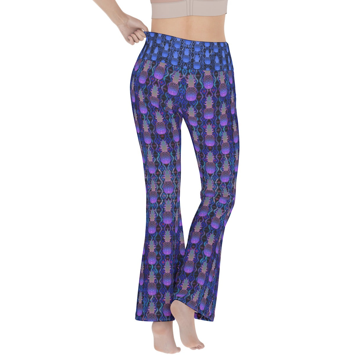 Pineapple Paradise Flare Yoga Pants