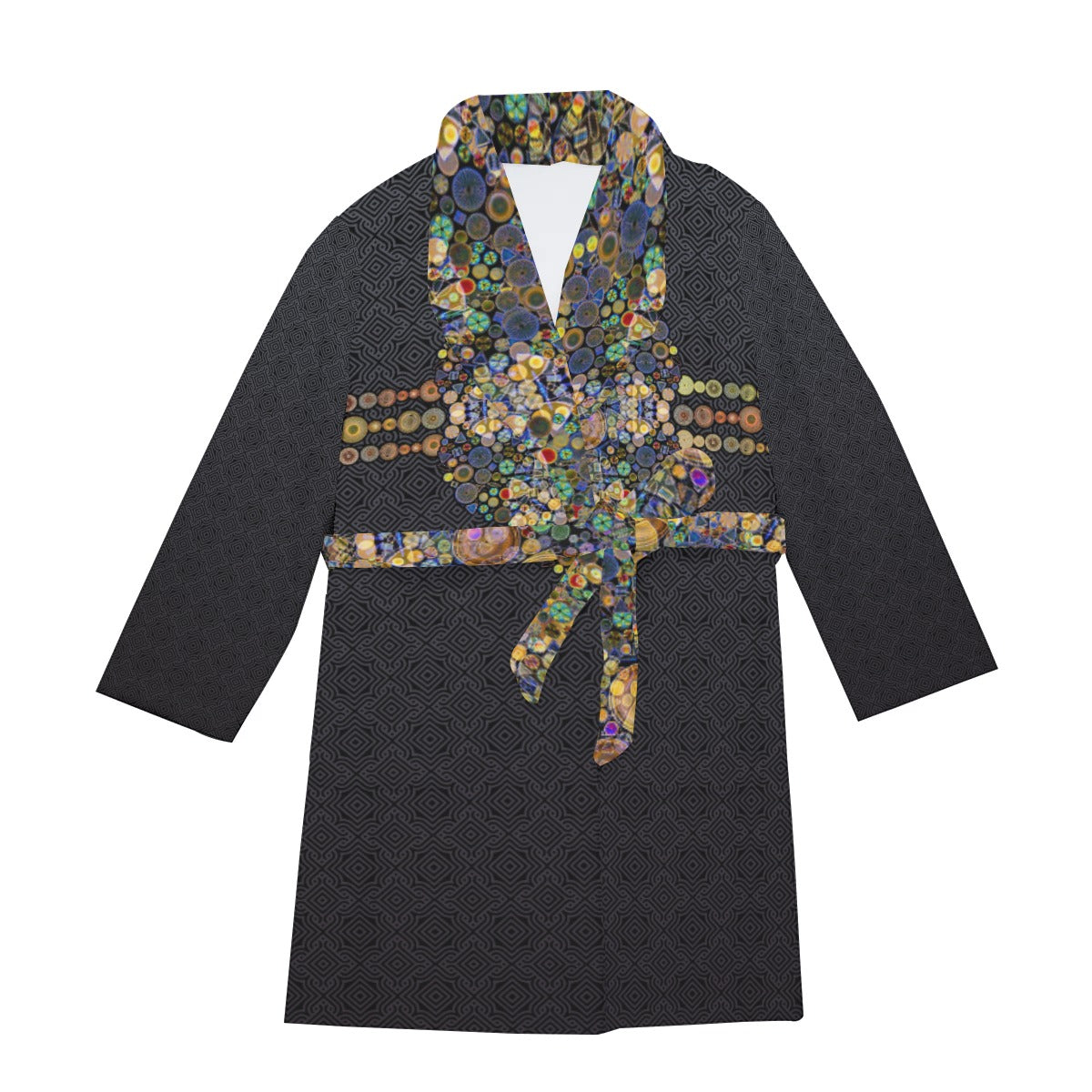 All-Over Print Men's Thicken Robe
