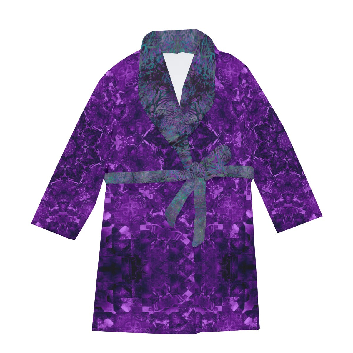 All-Over Print Men's Thicken Robe
