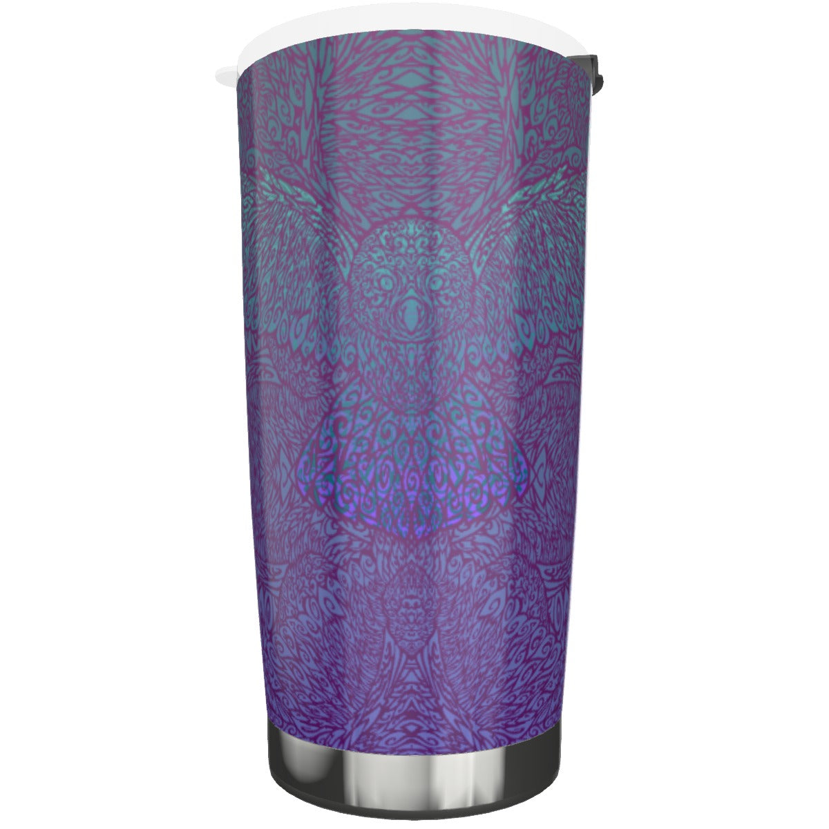 Violet Owl Stainless Steel Tumbler 20oz