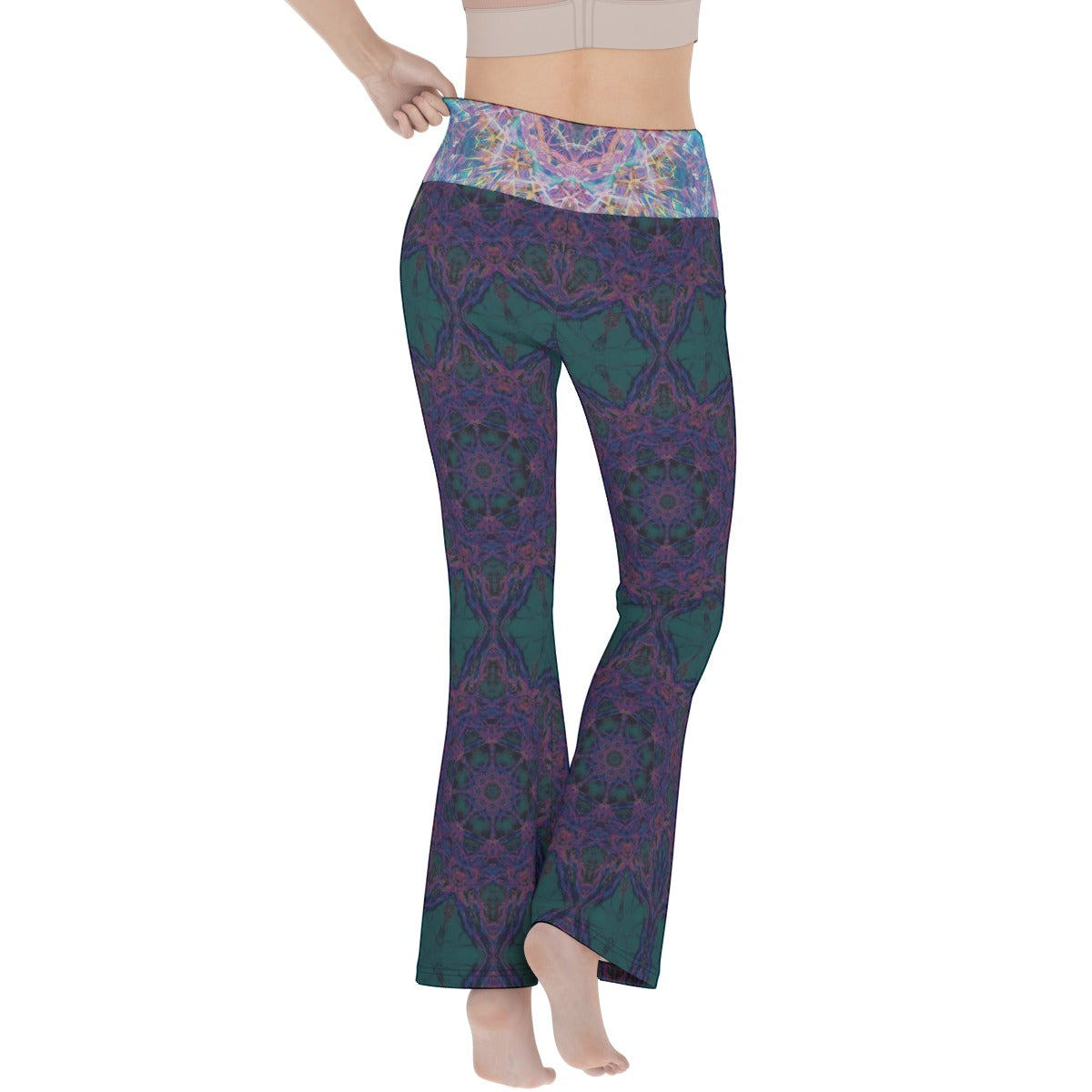 Platonic Solids Flare Yoga Pants