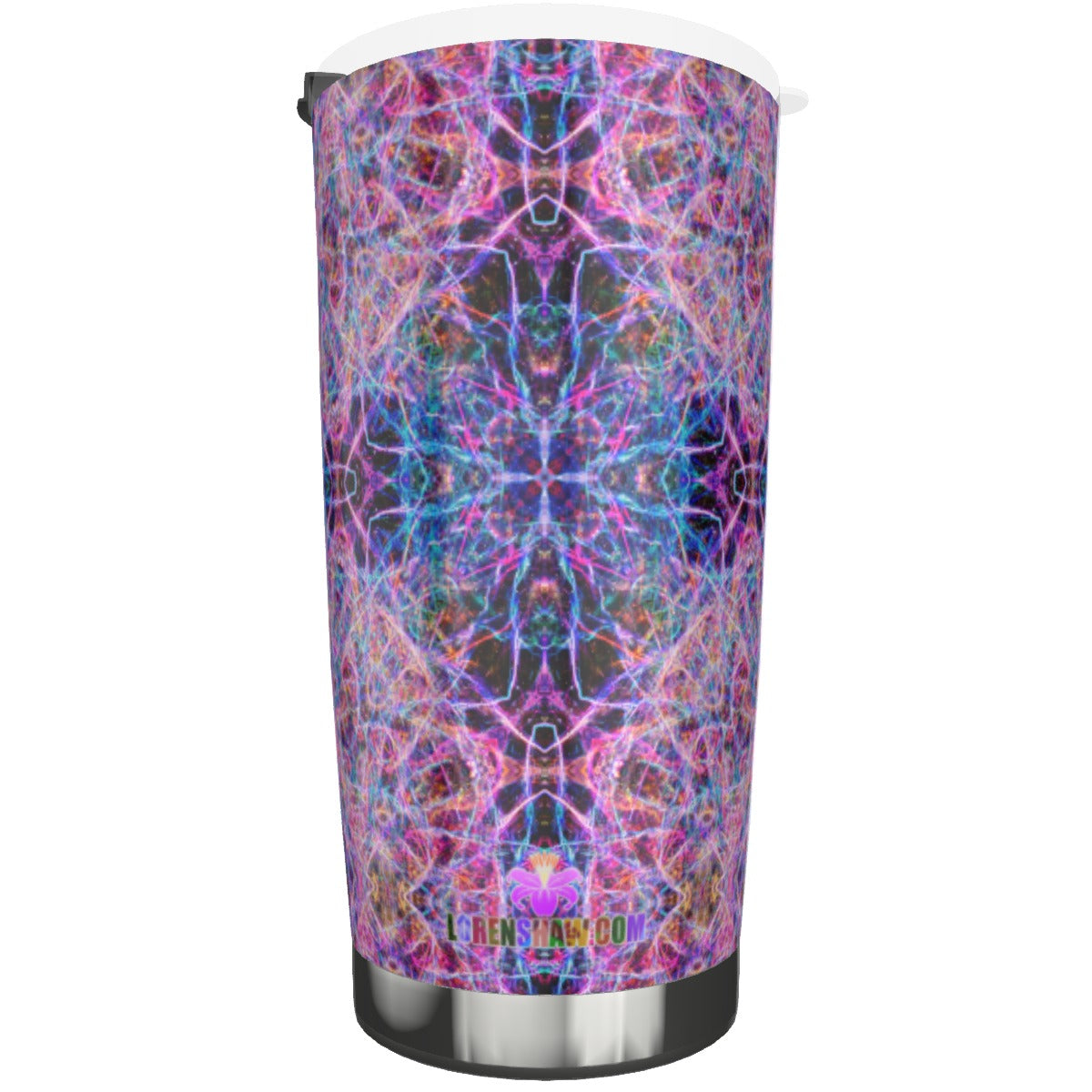 Electric Pink Nebula Stainless Steel Tumbler 20oz