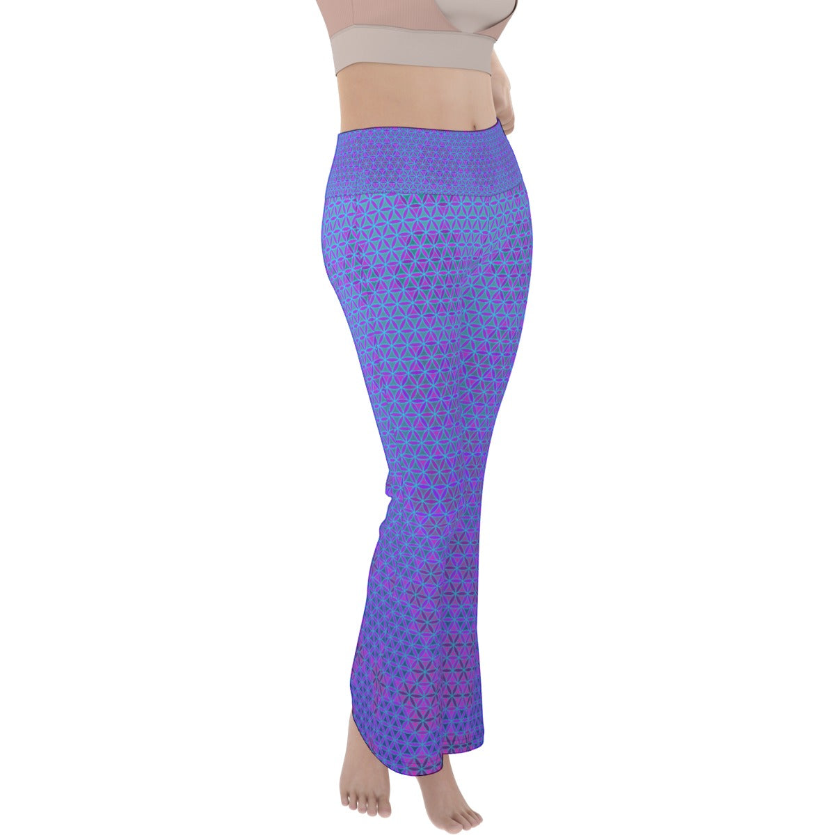 Flower of Life Flare Yoga Pants