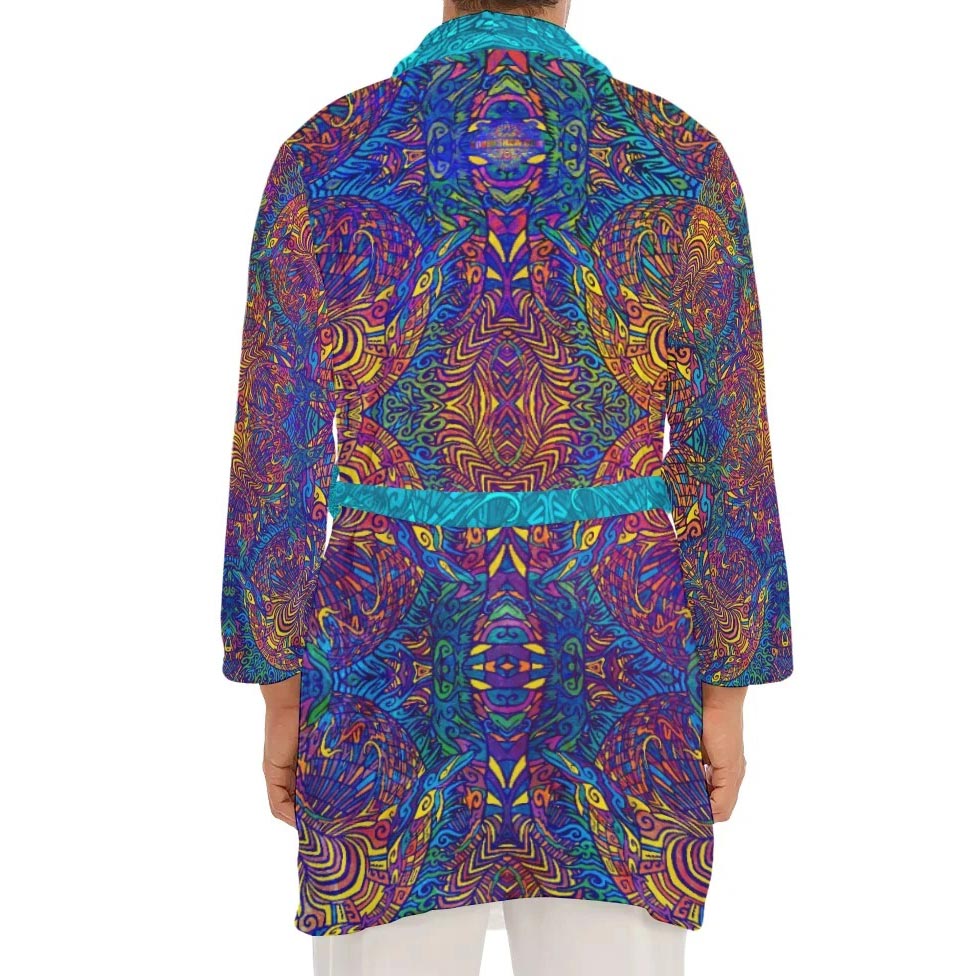 Torus Energy Field Plush Fleece Robe