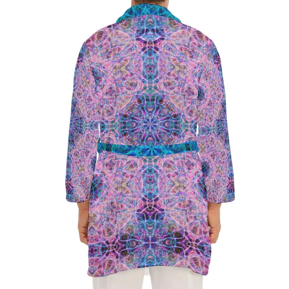 Star Burst Plush Fleece Robe