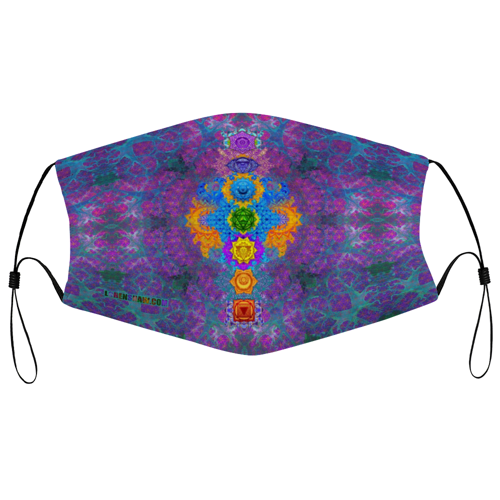 Chakra Awakening Face Mask w/ 2 Filters