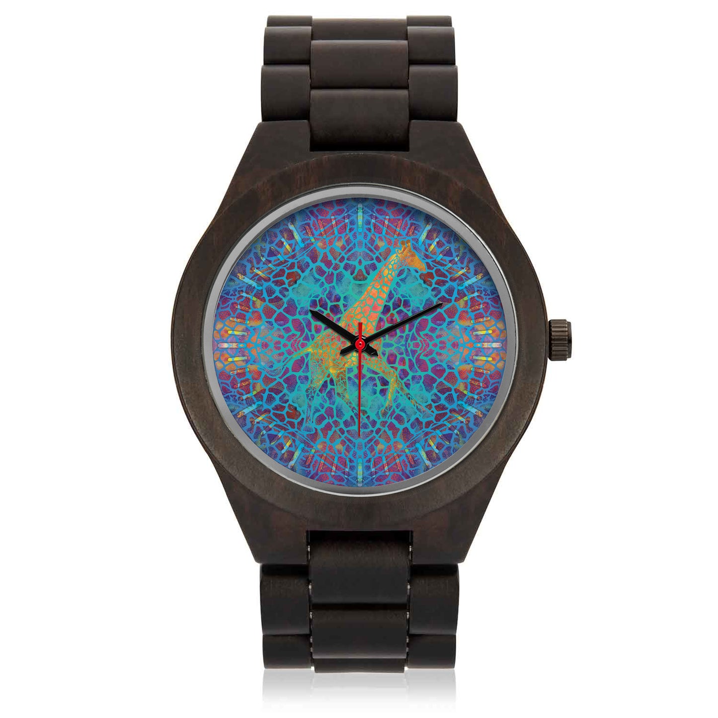 Psy-Giraffe Wood Watch