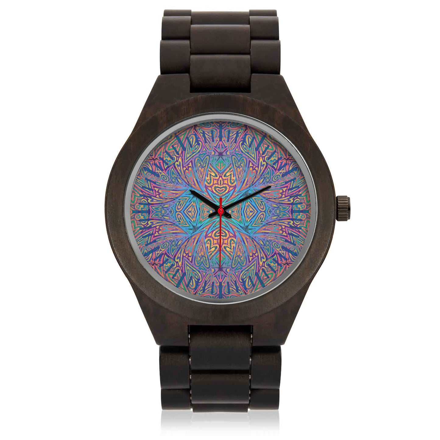 Heart Bolt Wood Watch