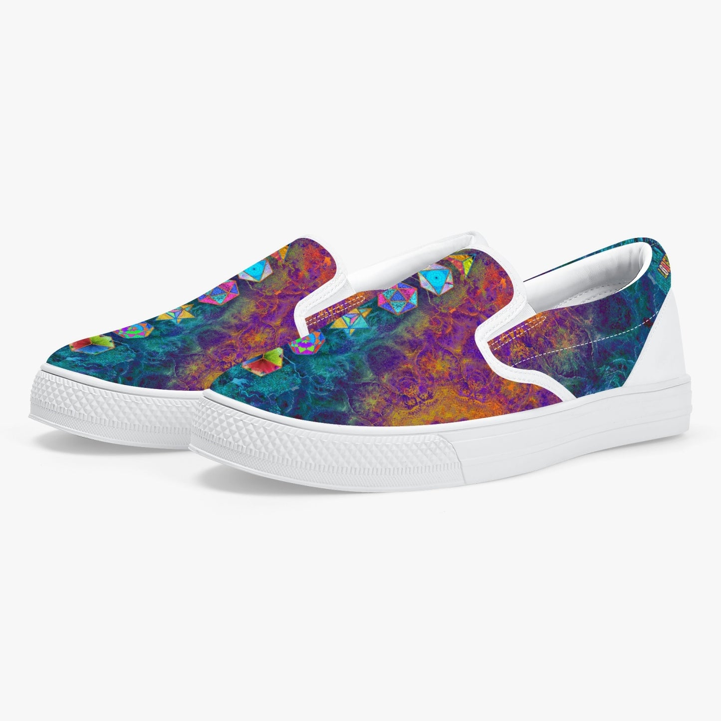 Platonic Solids Slip-On Shoes