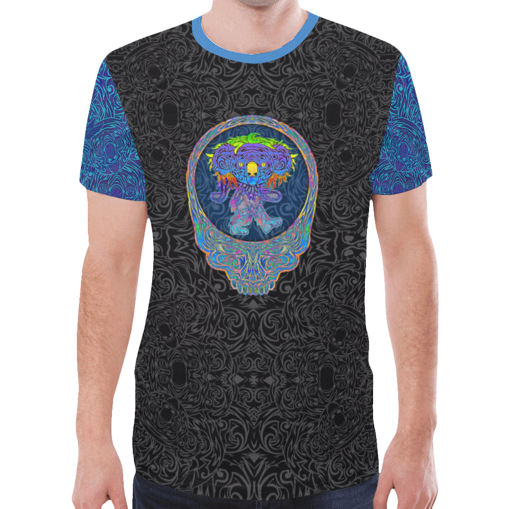 Dancing Blue Koala Men's Mesh Tee Shirt