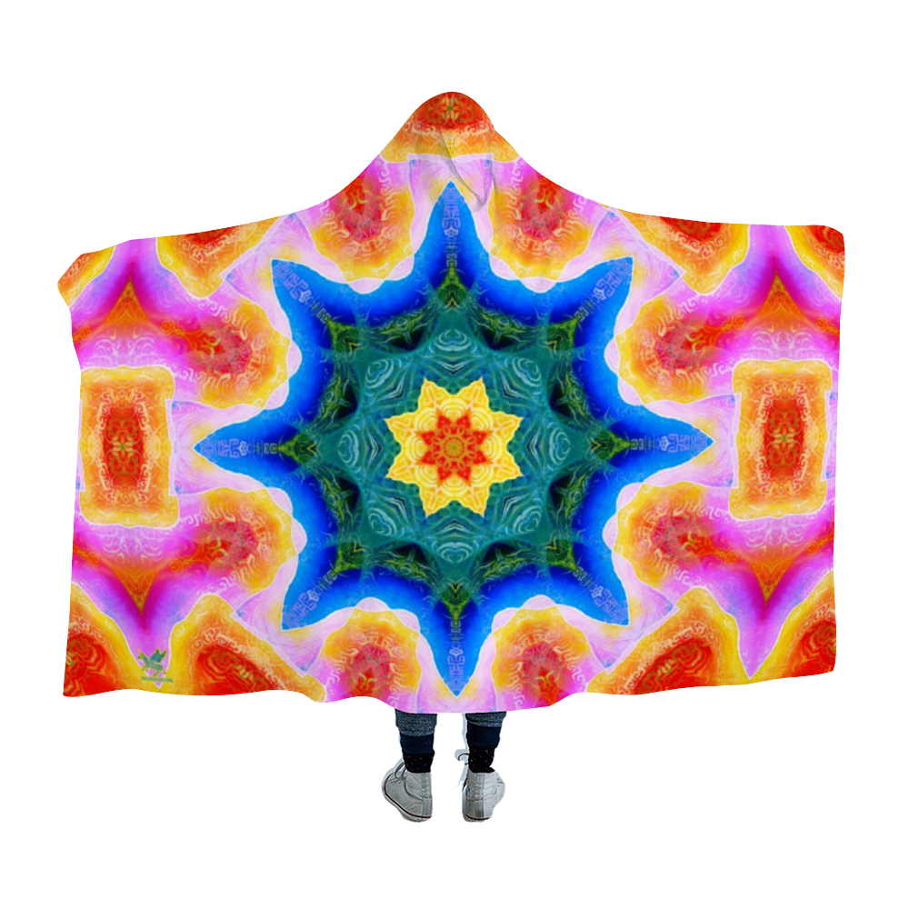 Live Wave Hooded Blanket Cloak