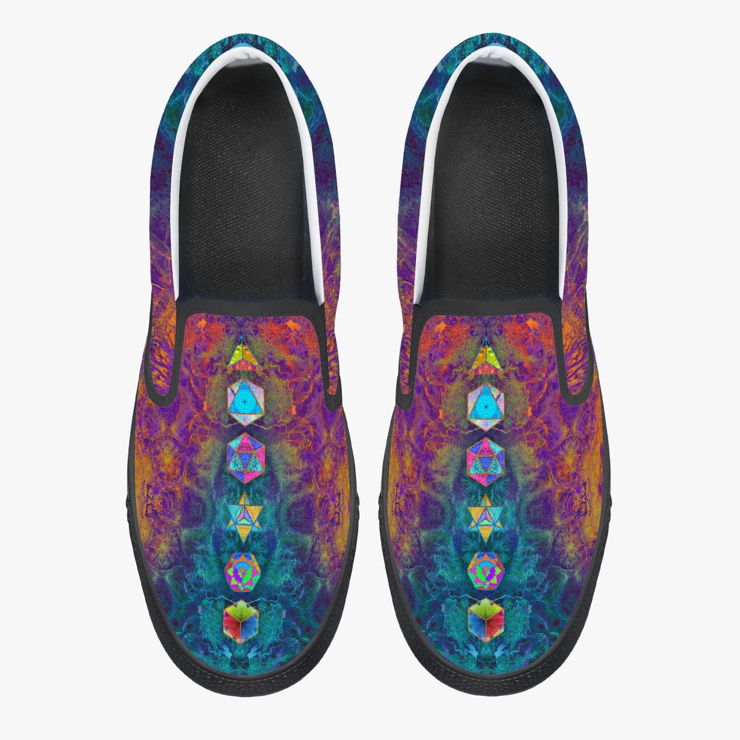 Platonic Solids Slip-On Shoes