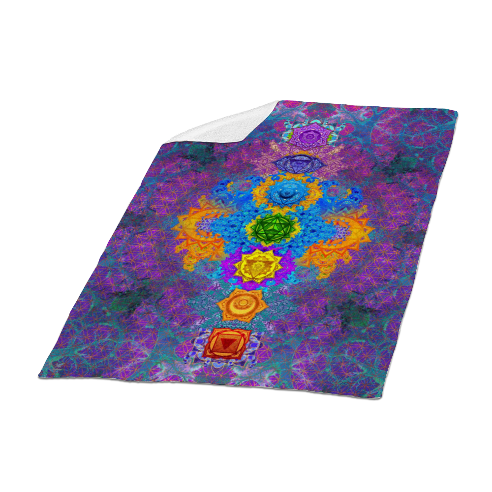 Chakra Awakening Sherpa Blanket
