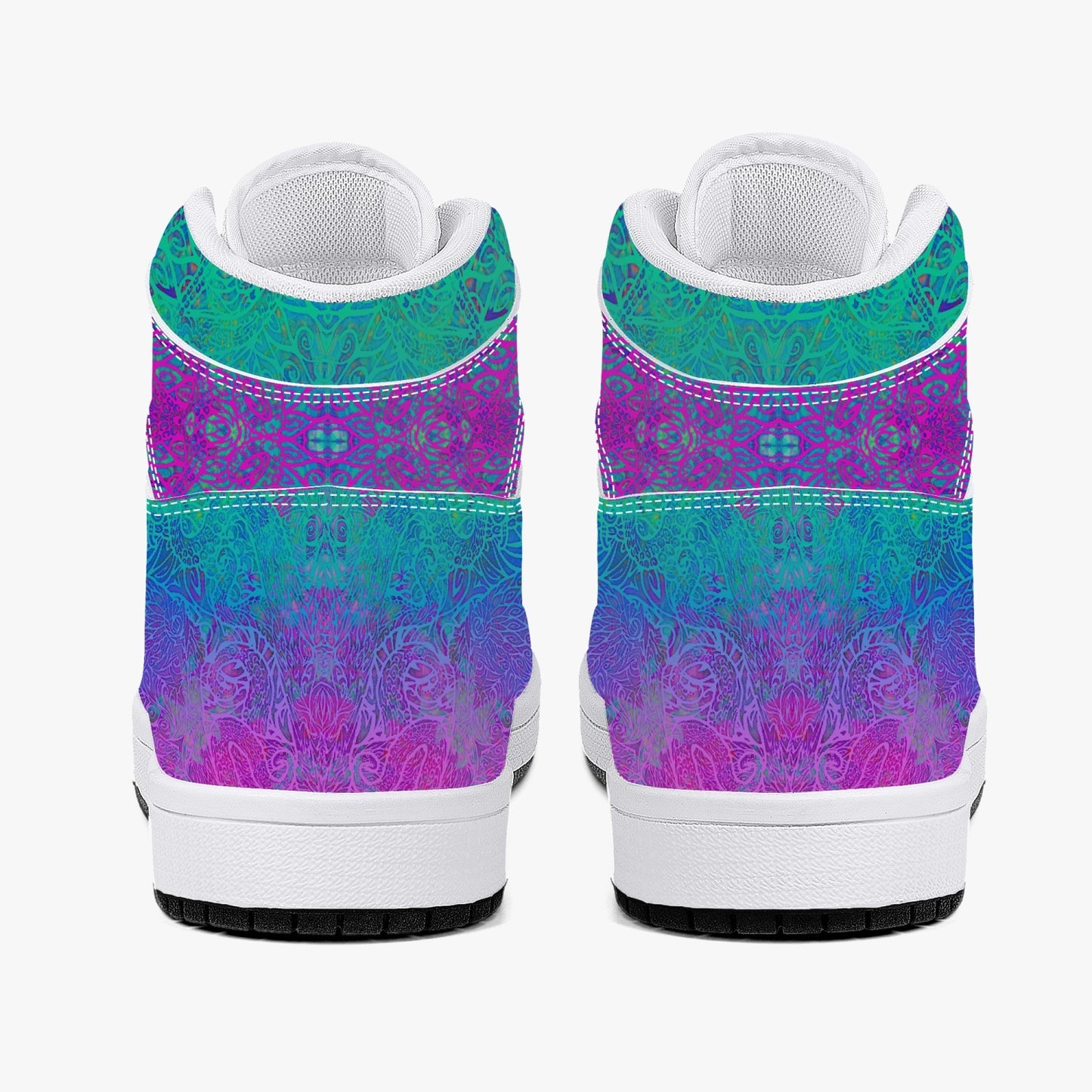 Violet Sea High-Top Sneakers
