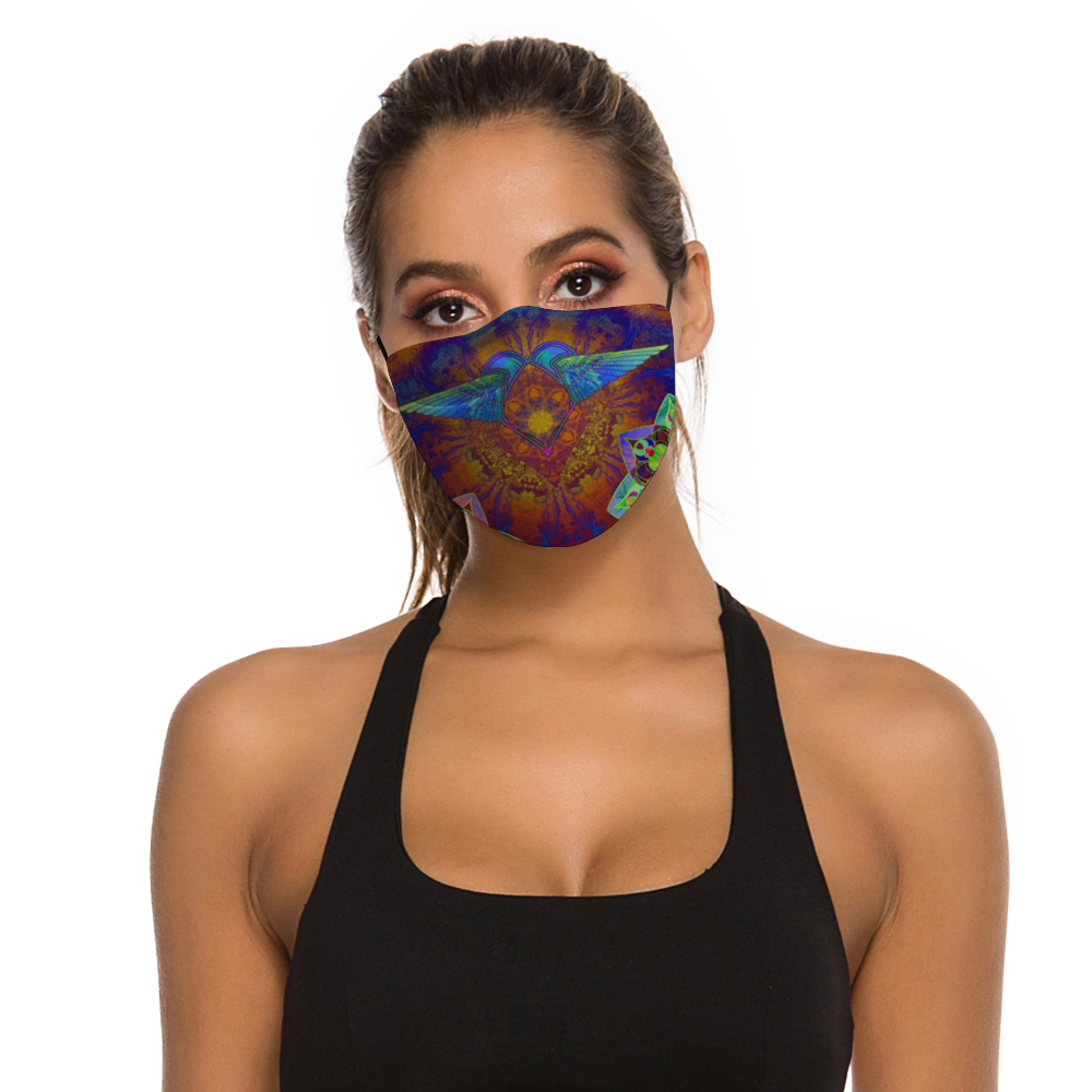 Soaring Heart Face Mask w/ 2 Filters