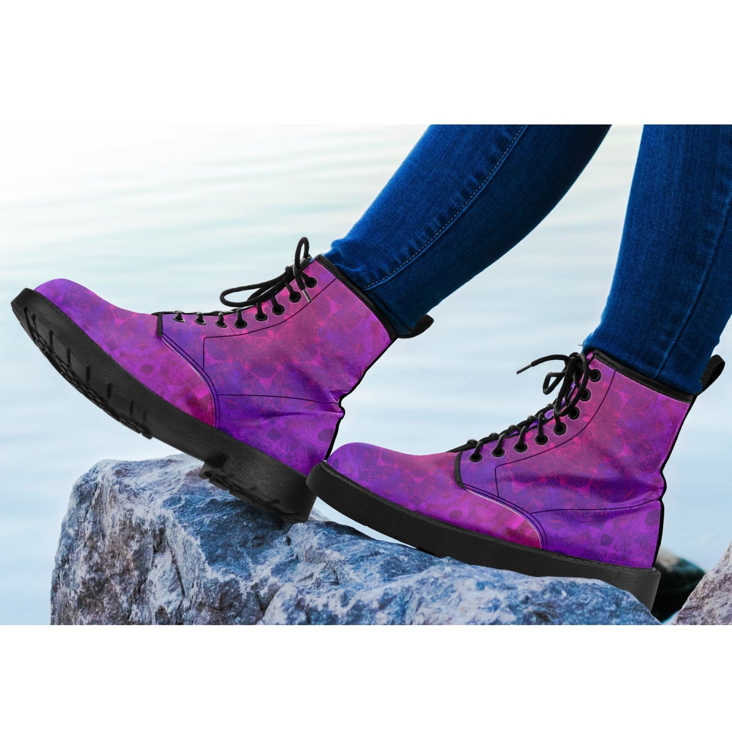 Pink Merkabah Boots