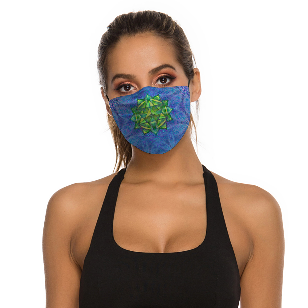 Heart Chakra Face Mask w/ 2 Filters