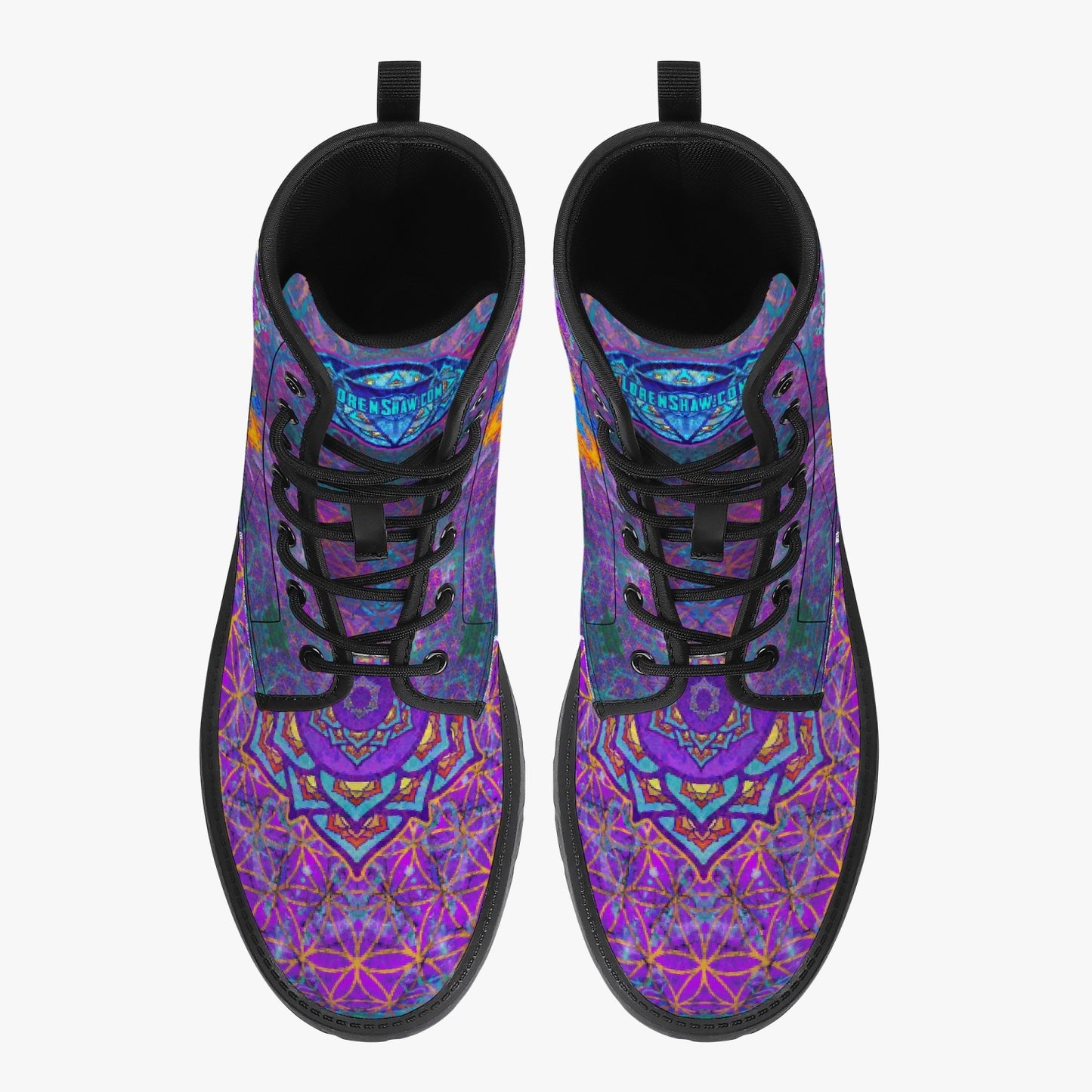 Chakra Awakening Leather Boots