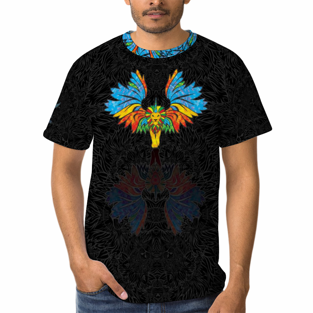 Uni-Lion-Corn Noir T-shirt
