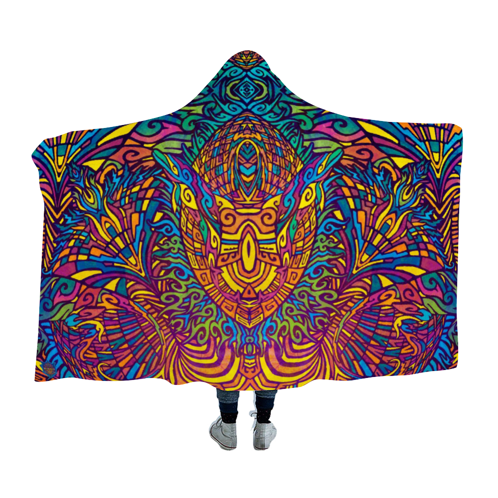 Dolphin Torus Hooded Blanket Cloak