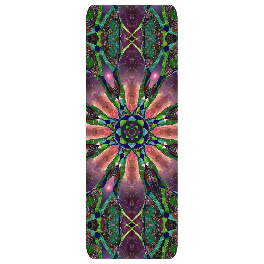 Caleta Tortel Mandala Natural Tree Rubber Yoga Mat