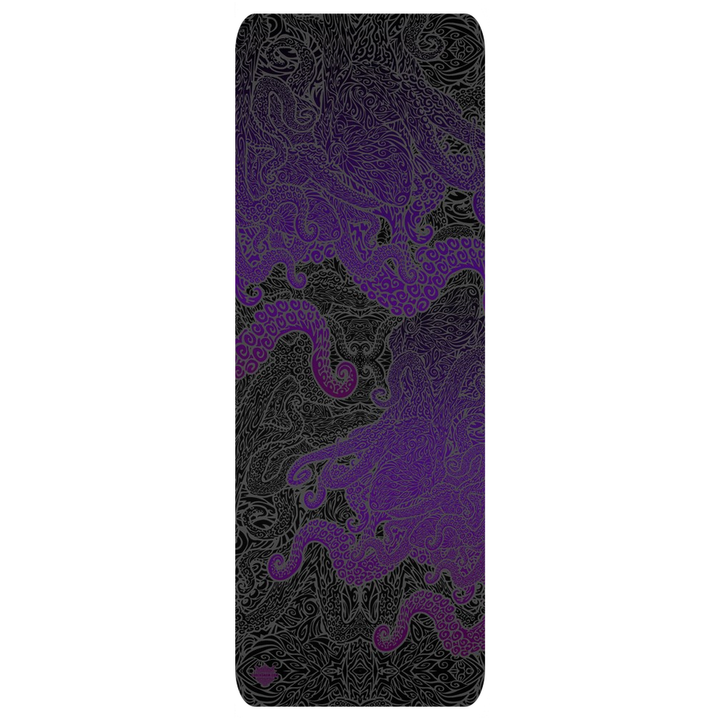 Purple Ursula Octopus Natural Tree Rubber Yoga Mat