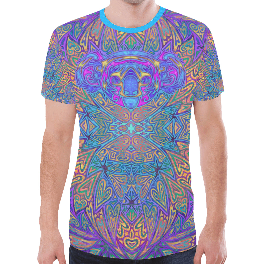 Violet Koala Men's Mesh Tee Shirt