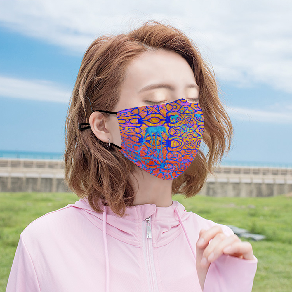Elephant Generations Face Mask w/ 2 Filters