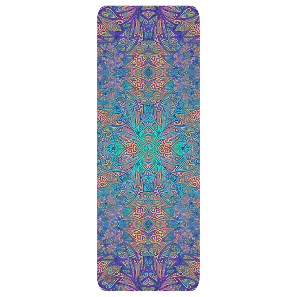 Violet Heart Natural Tree Rubber Yoga Mat