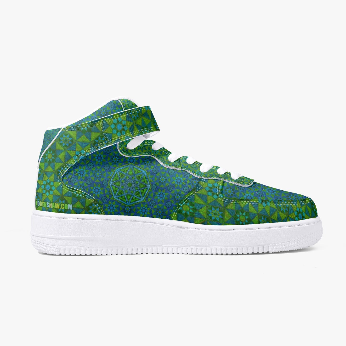 Tesseract Verde High-Top Sneakers