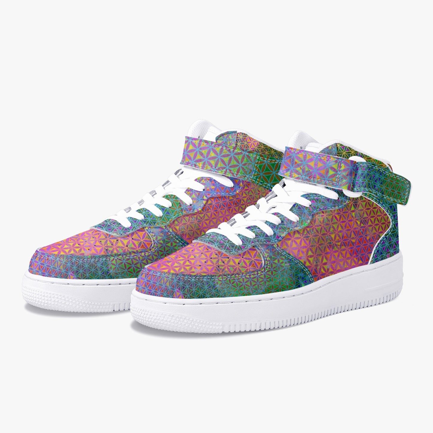 Flower of Life High-Top Sneakers