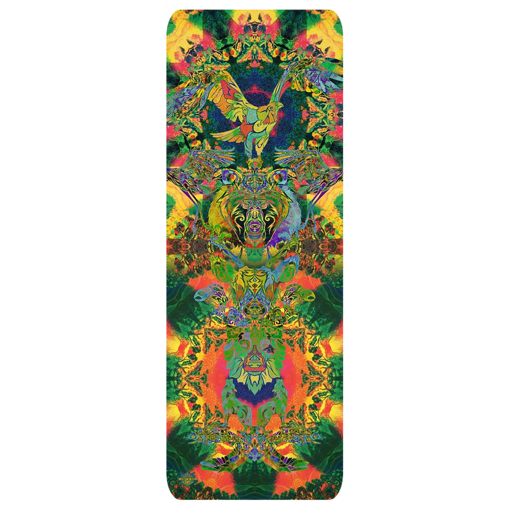 Totem Pole Natural Tree Rubber Yoga Mat