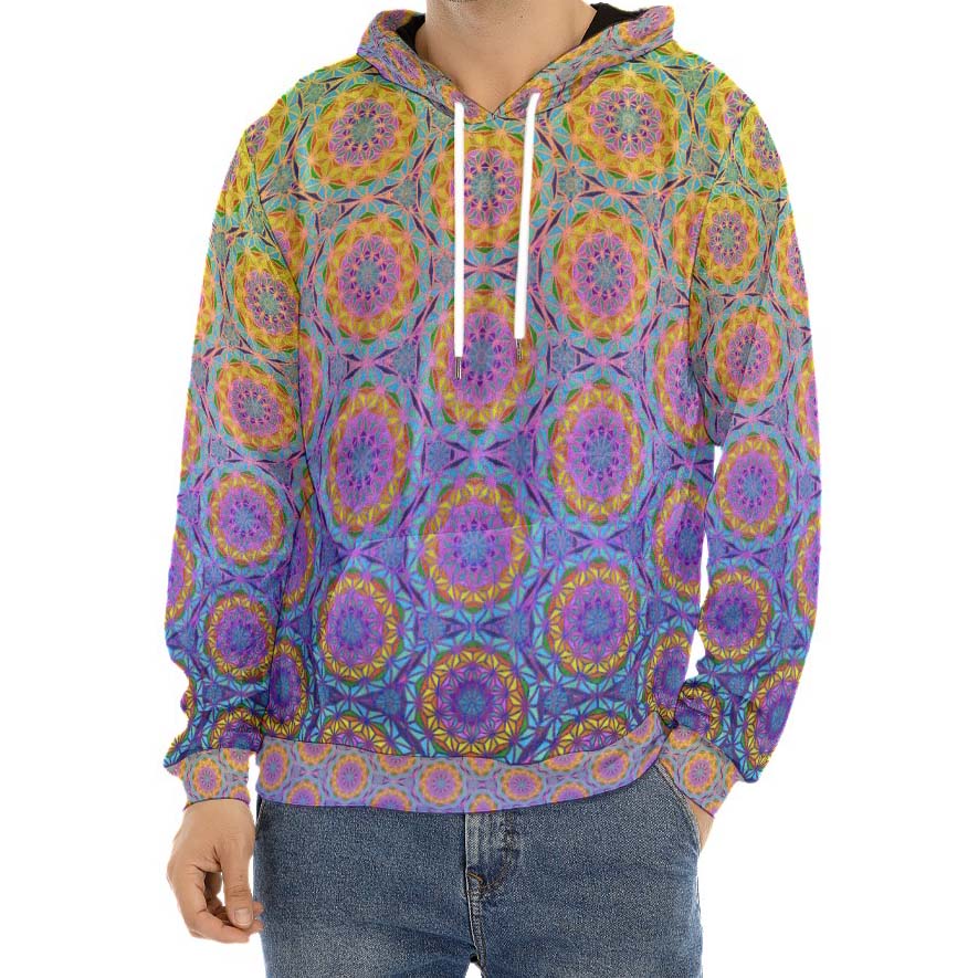 Birth of a Flower Crushed Velvet Hoodie