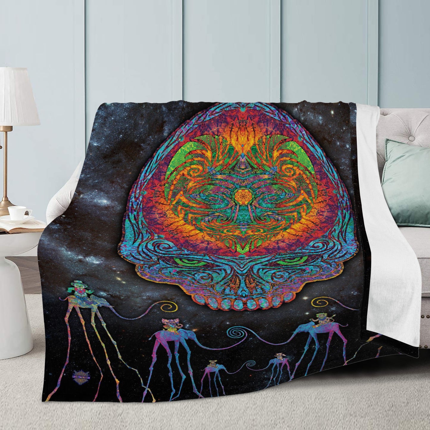 Stealie My Dali Micro Fleece Blanket