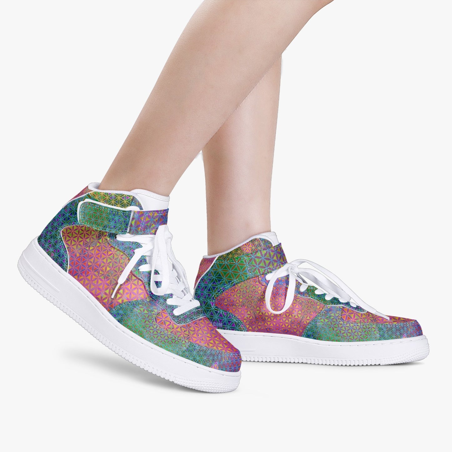 Flower of Life High-Top Sneakers