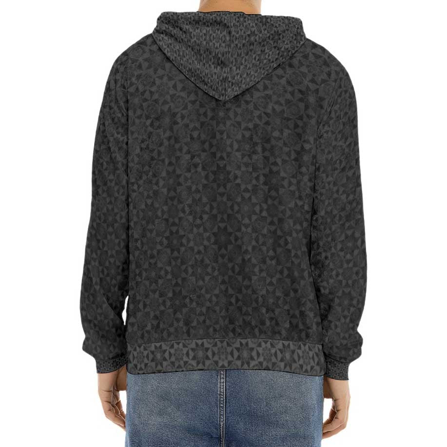 Tesseract Crushed Velvet Hoodie