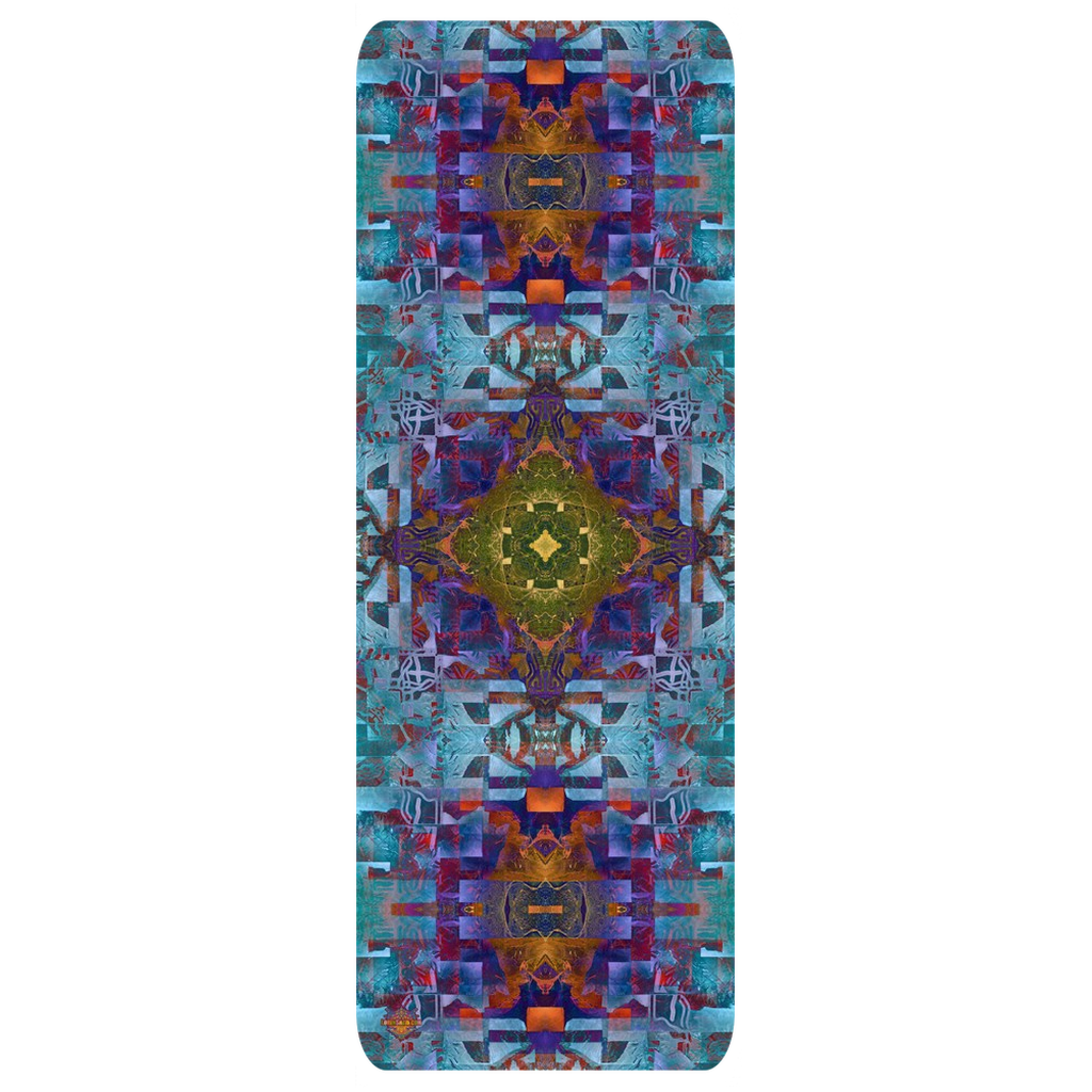 Earth Mandala Natural Tree Rubber Yoga Mat