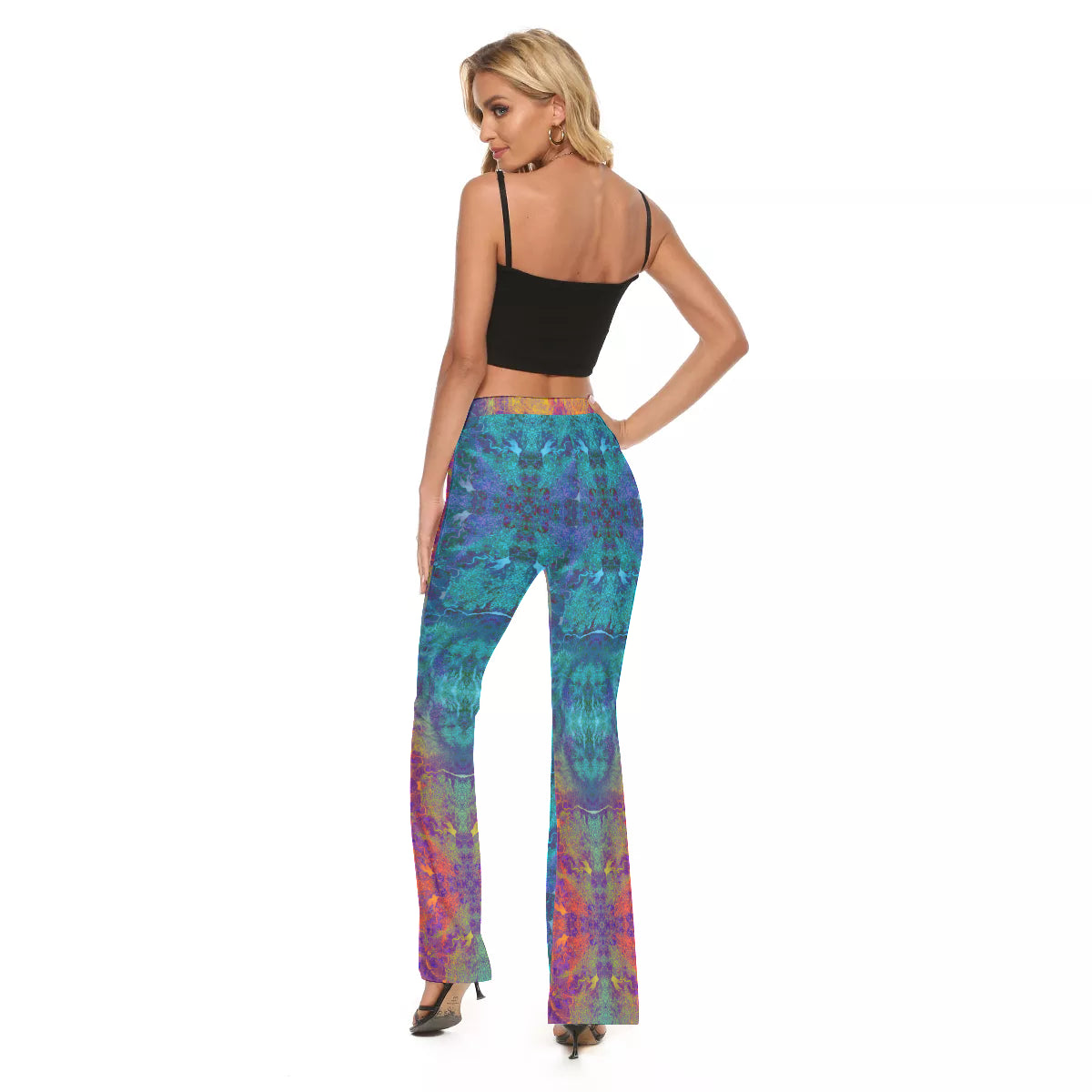 Platonic Solids Flare Leggings