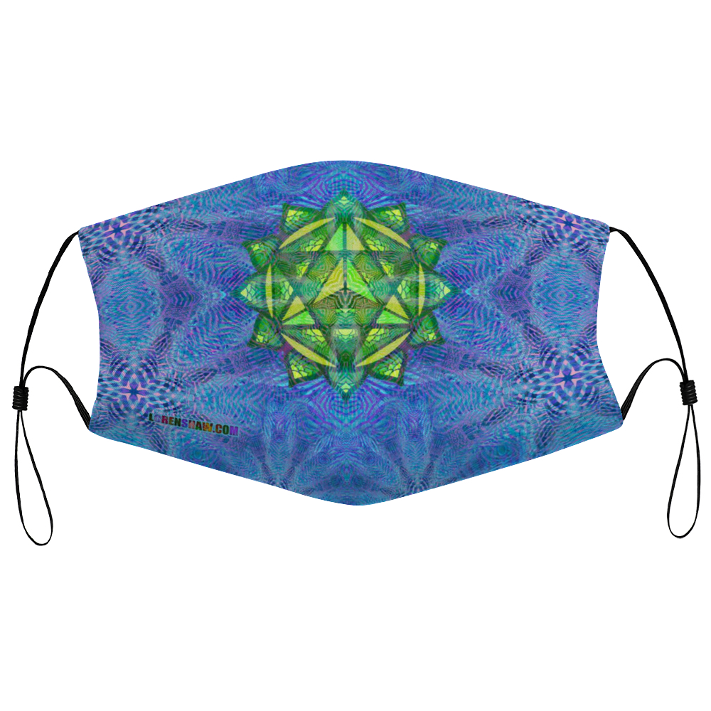 Heart Chakra Face Mask w/ 2 Filters