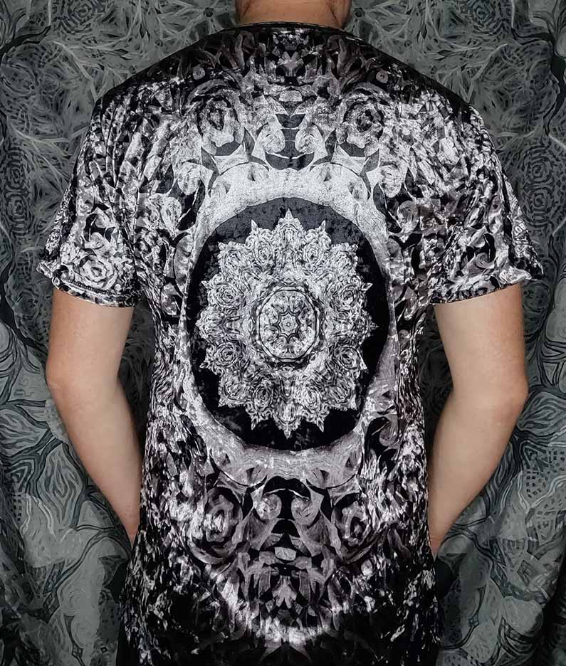 Black Hole Sun Crushed Velvet T-Shirt