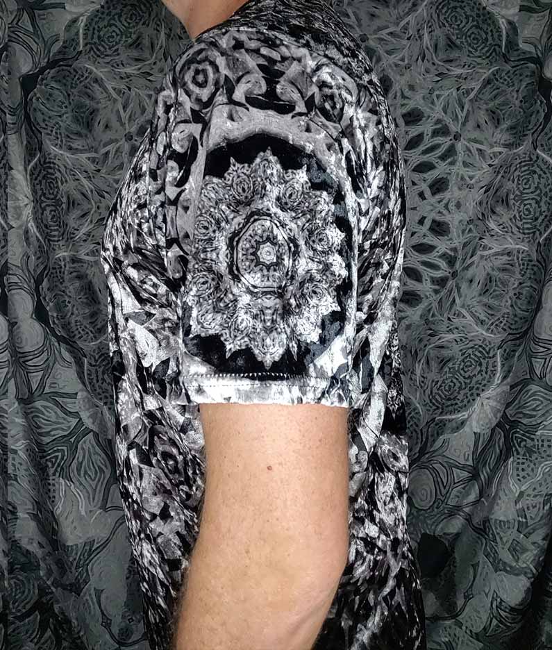 Black Hole Sun Crushed Velvet T-Shirt