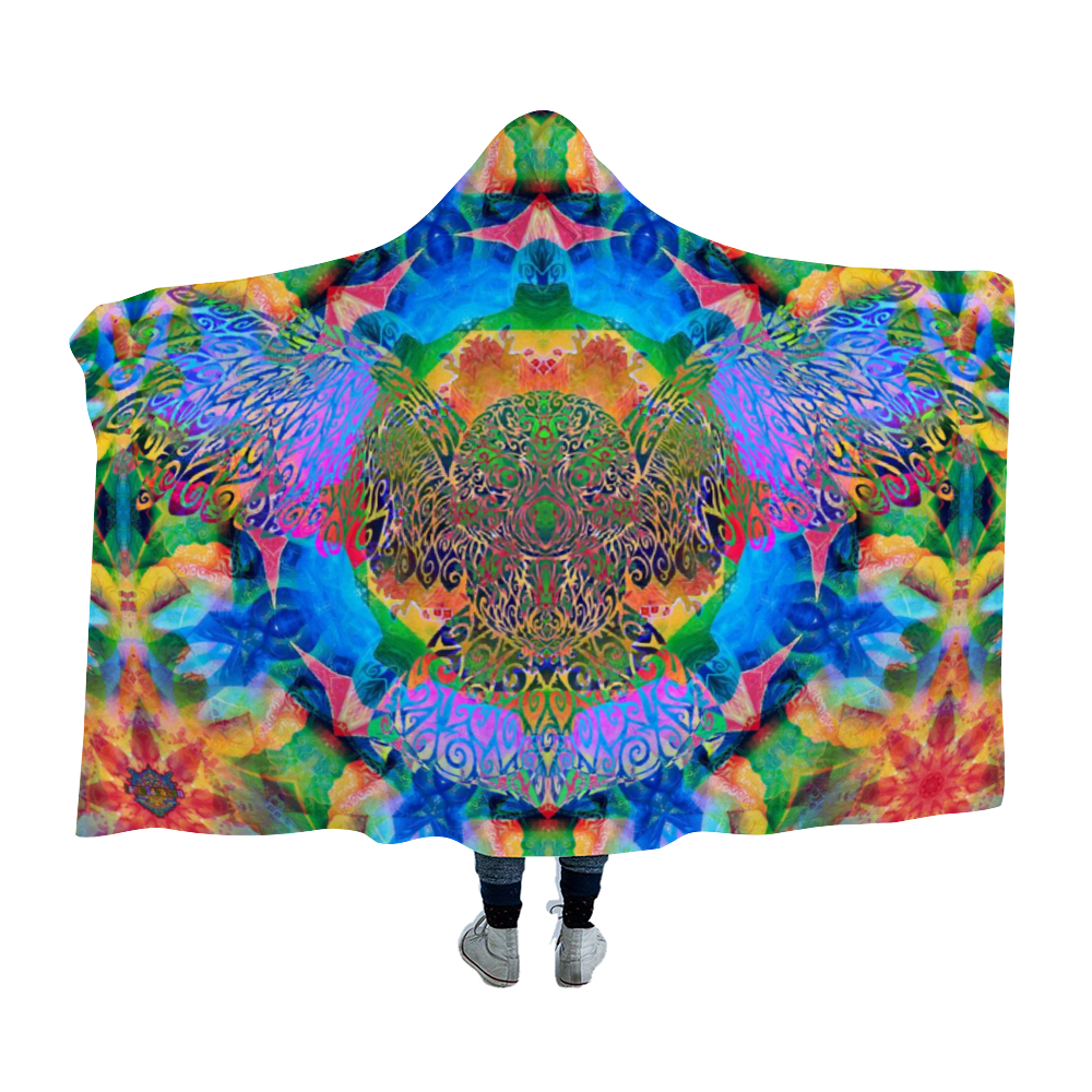 Owl Medicine Hooded Blanket Cloak