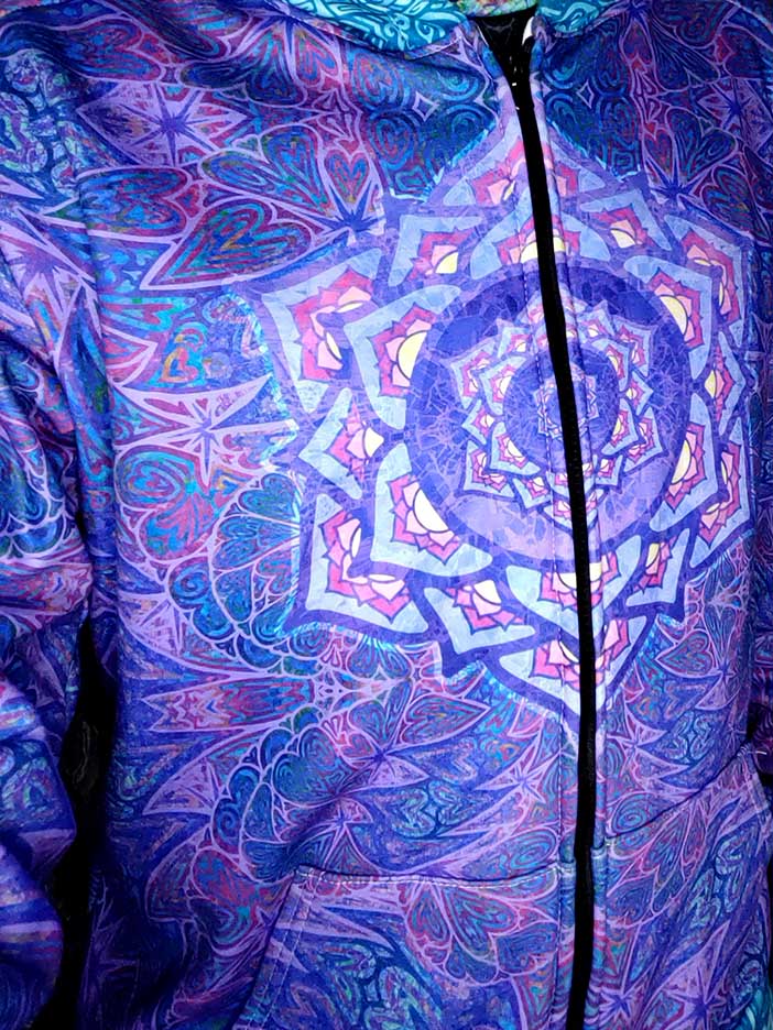 Chakra Awakening Zip Up Hoodie