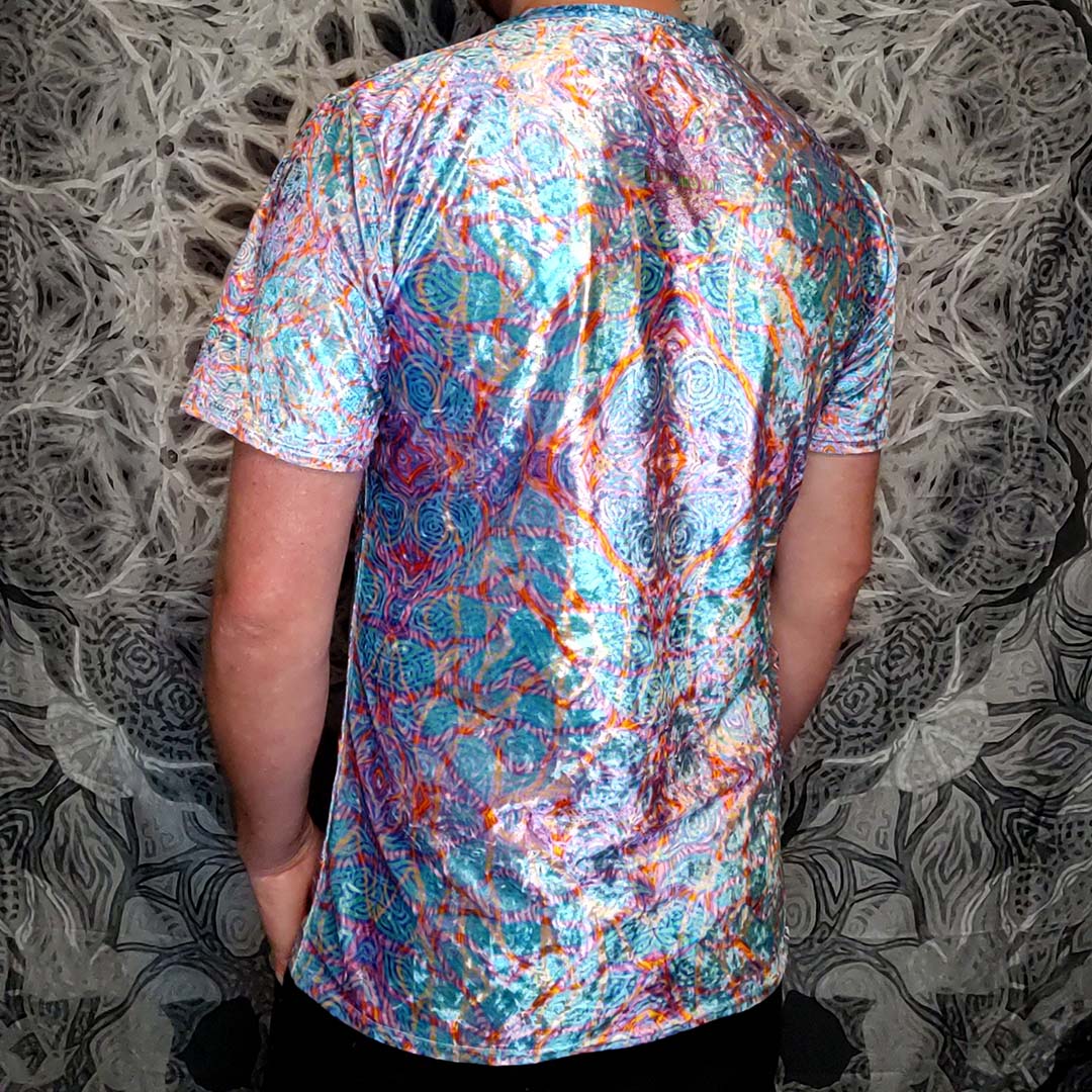 Electric Vibes Crushed Velvet T-Shirt